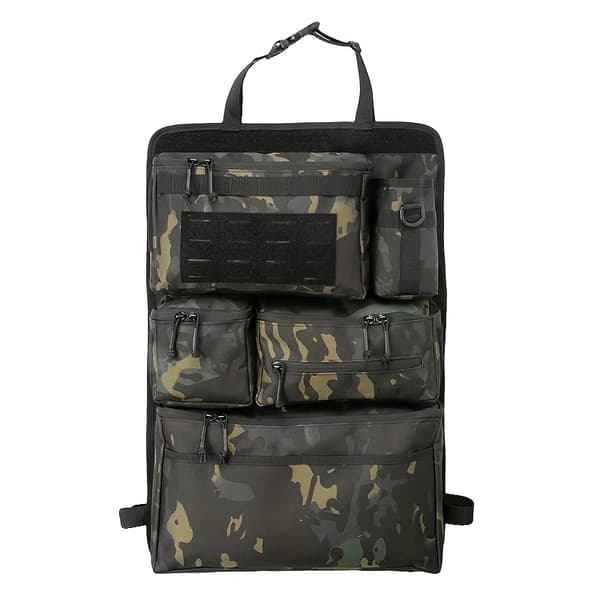 Opbevaringspose, Polyester Materiale, Sammenfoldeligt Design,Sort camouflage