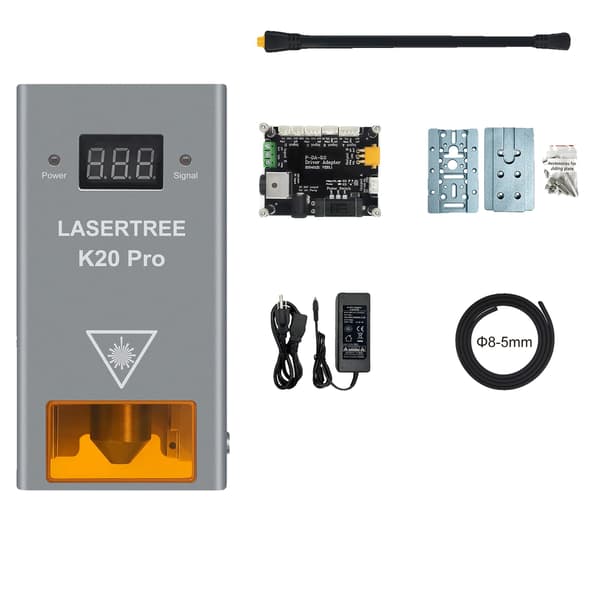 Laserhoved, 20W optisk effekt, indbygget luftassistance,LT-K20-PRO