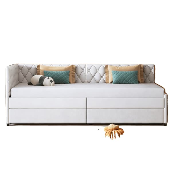 Sofa Bed, Alsidig Design, Komfortabel Siddeplads,Beige