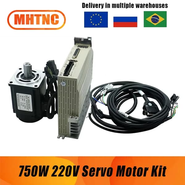 Servo Motor, 750W Udgivelses Effekt, Magnetisk Absolut Encoder,750W 220V
