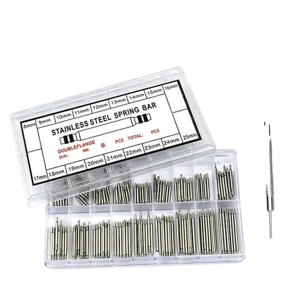 Urværk Reparation Værktøjer, 270 Stykker Sæt, Rustfrit Stål Stænger,1.5mm 8-25mm