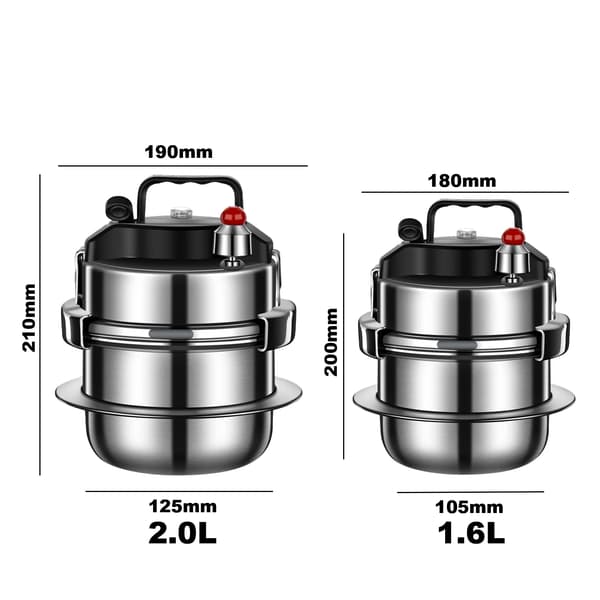 Trykkoger, Kompakt Design, Alsidig Madlavning,1.6L