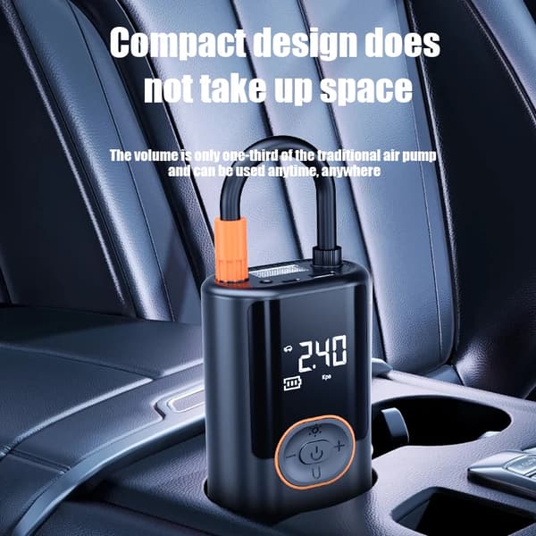 Elektrisk Luftpump, Hög Effekt, Bärbar Design, Trådlös, Batteridriven