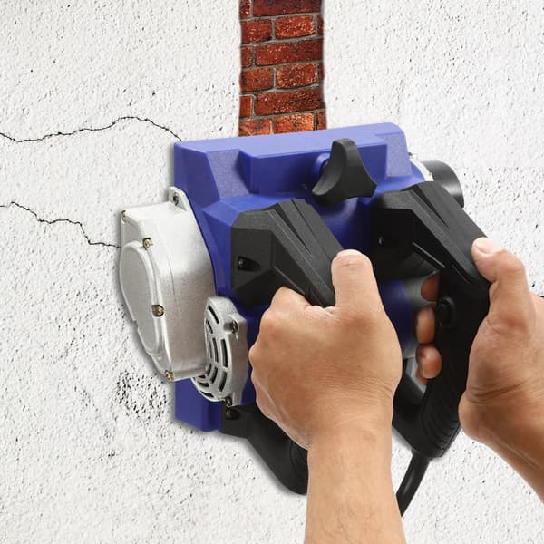 Elektrisk Väggslip, 1300W Effekt, Justerbar Djupkontroll,Blå