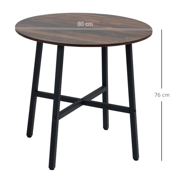 Spisebord, Stilfuldt Design, Plads til Fire,Rød