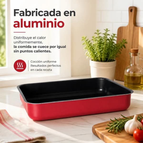 Ugnsplåt, Non-Stick, Hållbar Design,30*42*9 cm