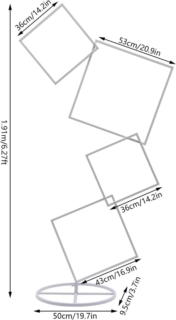 Bröllopsbåge, Modern Design, Lätt Montering,L