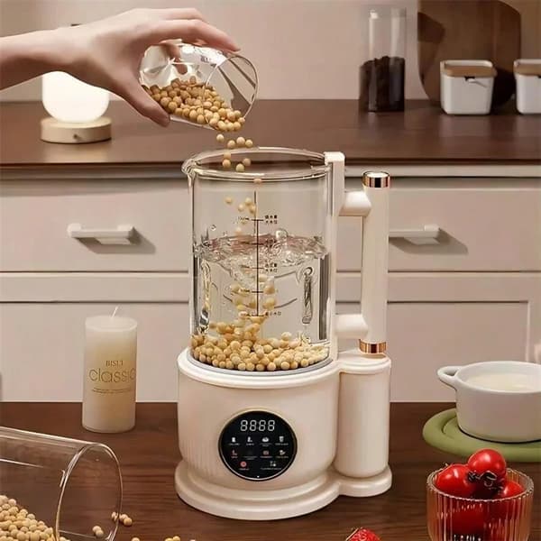 Nødde-mælk blender, 1,5L kapacitet, stille drift,200731GeraniumRound, EU