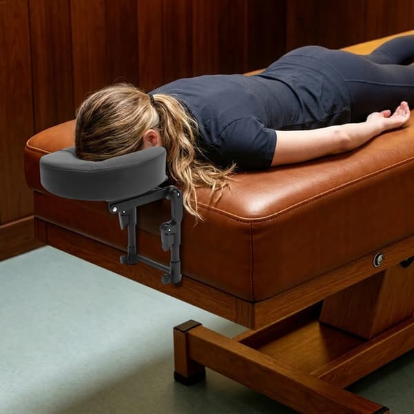 Ansigtshvil, Ergonomisk Støtte, Justerbar Højde,sort