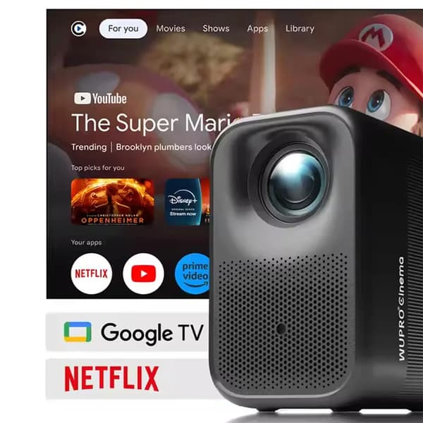 Projektor, Native 1080P, Google TV Kompatibilitet,WUPRO G1