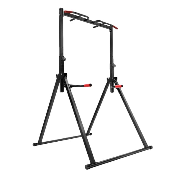 Pull Up Station, Justerbar Højde, 200kg Belastningsevne,sort