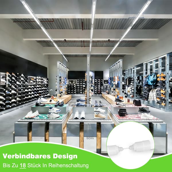 LED Loftlampe, Vandtæt, Sammenkoblingsdesign,Nej, 90cm, 30w