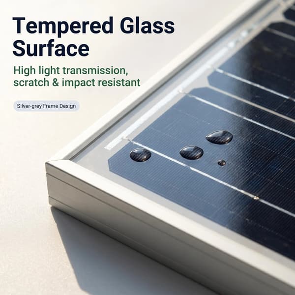 Solpanel, Hållbar Konstruktion, Hög Effektivitet,2st 100w panel