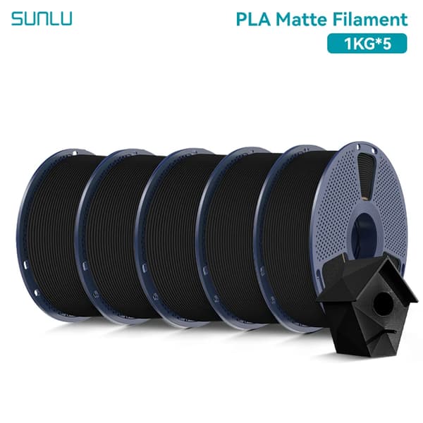 3D-printer filament, PLA-material, høj gennemsigtighed,5KG Sort