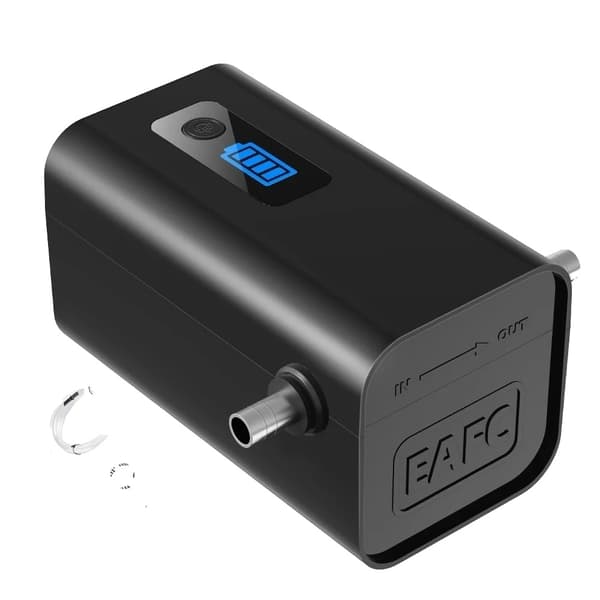 Olieoverførselspumpe, Bærbar Design, Rustfrit Stål Konstruktion,4500mAh   sort