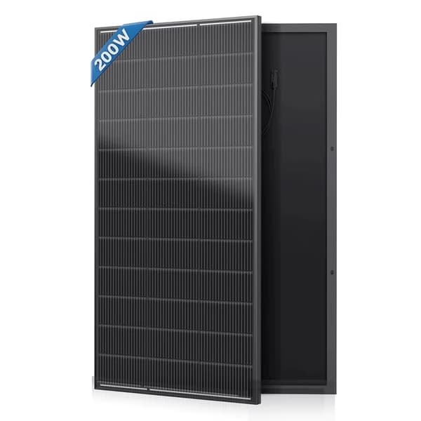 Solpanel, Hög Effektivitet 25,5%, Hållbar Materialdesign,200W 1Pcs