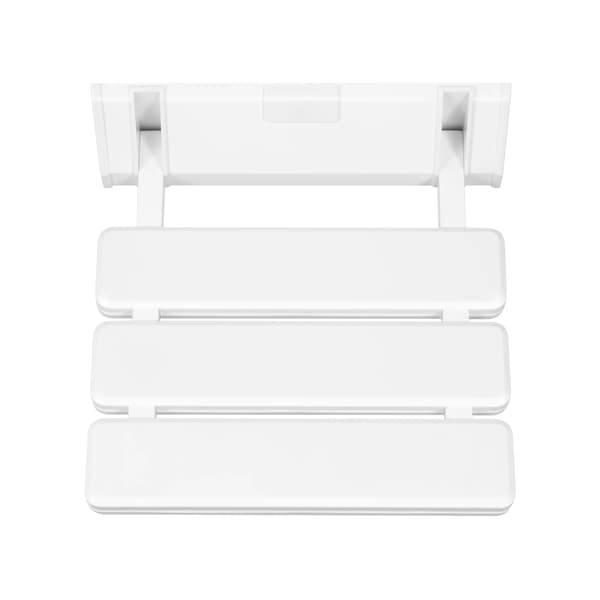 Fällbar Duschsits, Platsbesparande Design, Ergonomisk Komfort,VIT