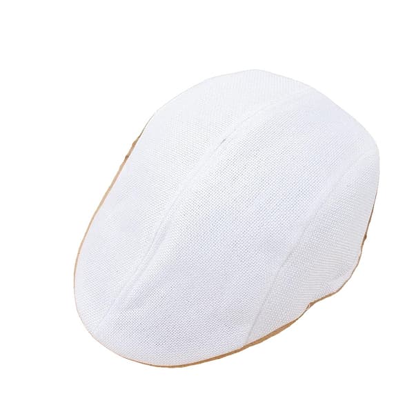 Baret, Klassisk Stil, Komfortabel Pasform,HVID, 2stk-a