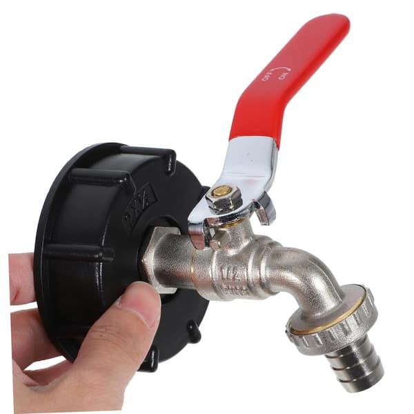 IBC Tank Tap Adapter, Grovgevind, Havevandsforbinder,1Pcs
