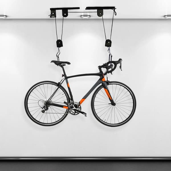Cykelhejs, 60 kg kapacitet, nem loftmontering,sort