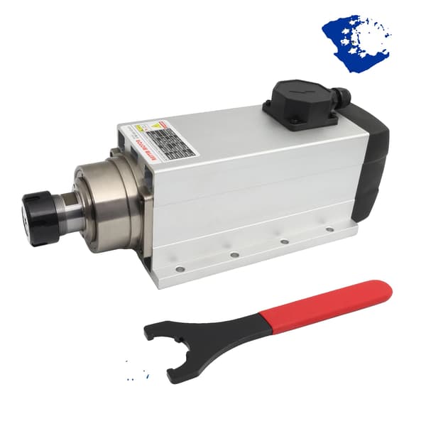 Spindelmotor, luftkyld, högpresterande,6.0KW Spindel