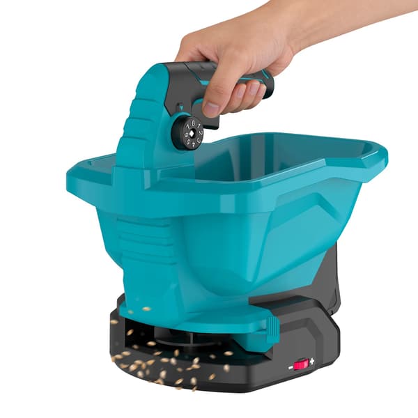 Trådlös såmaskin, justerbara hastigheter, lättviktsdesign,Blå-3.3L