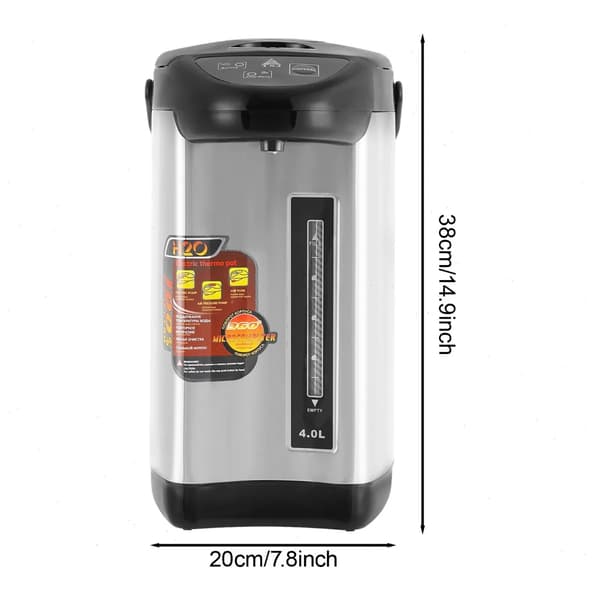 Vandvarmer, 750W, 4L kapacitet,sort