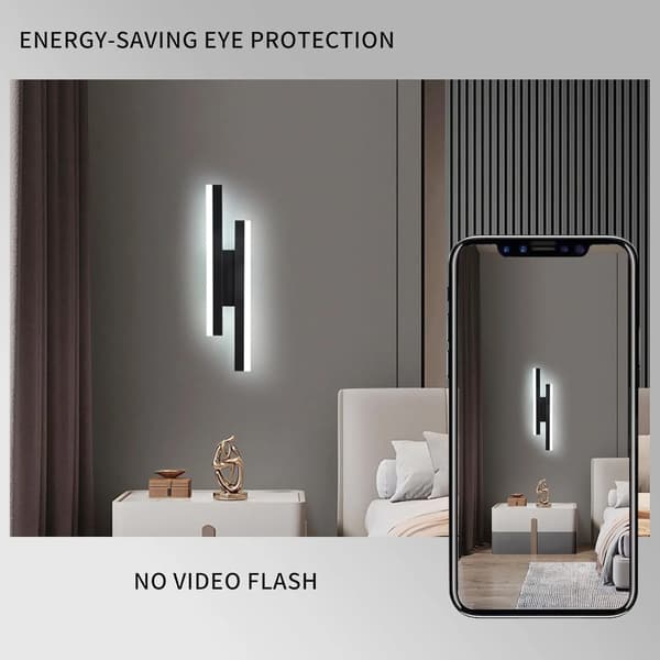 Væglampe, Moderne Design, Energi Effektiv,sort