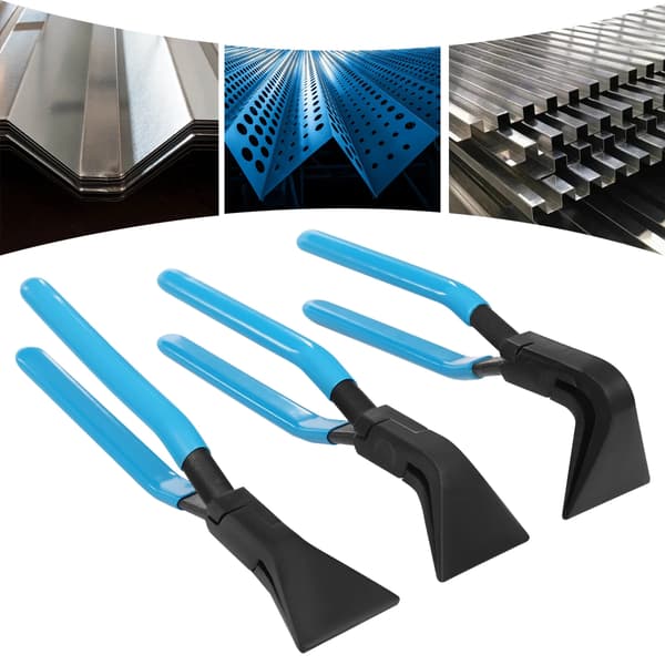 Plåtböjningstänger, Ergonomiska Handtag, Multi-Vinkel Böjning,Blå