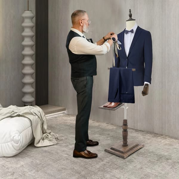 Mannequin, Overkropsdisplay, Justerbar Højde,Brun