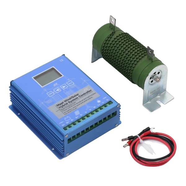 Hybrid MPPT-kontroller, LCD-display, Off-Grid energihantering,Hybridkontroller, 12V 24V