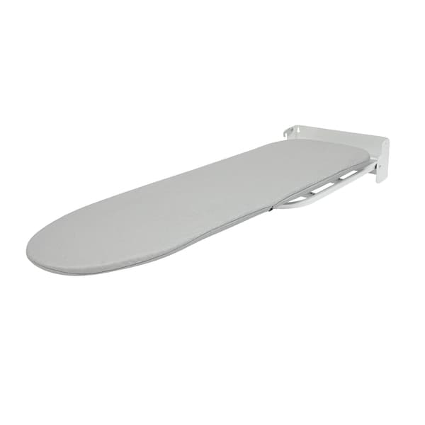Strykbord, Väggmonterat, Fällbart Design,grå