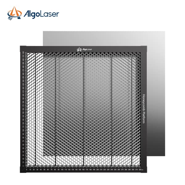 Honningkage Laserbed, Aluminiumplade, Effektiv Røgdissipation,320x320mm