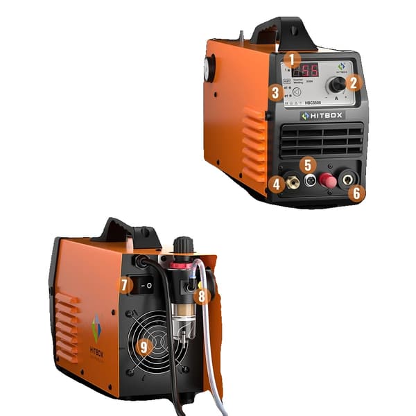 ARC Skæremaskine, IGBT Inverter, Bærbart Design,HBC5500