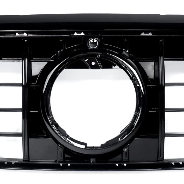 Frontgitter, ABS-materiale, kompatibel med Mercedes Benz GLB-klasse,Glans Sort
