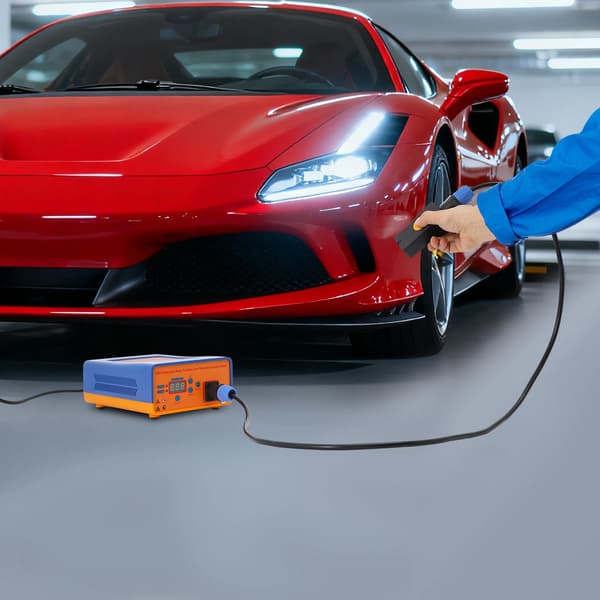 Bilreparationsmaskine, Elektromagnetisk Induktion, Bærbart Design,Blå