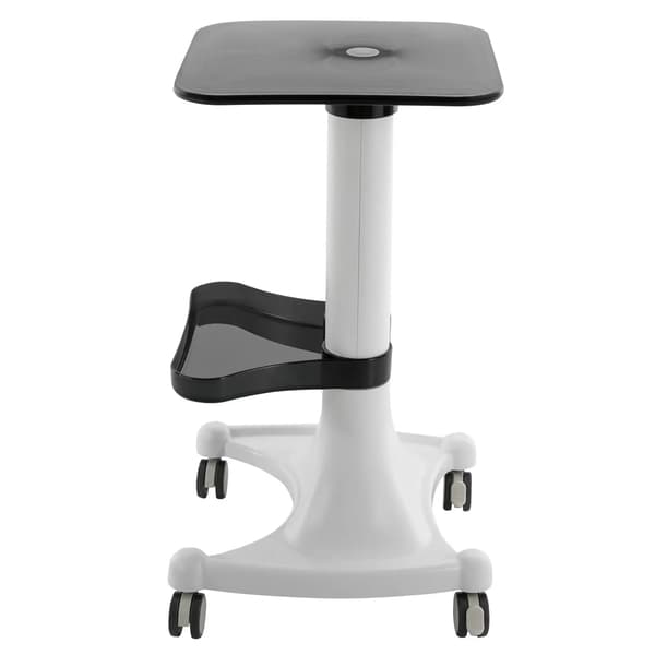 Salongsvagn, 2-nivådesign, enkel rörlighet,VIT