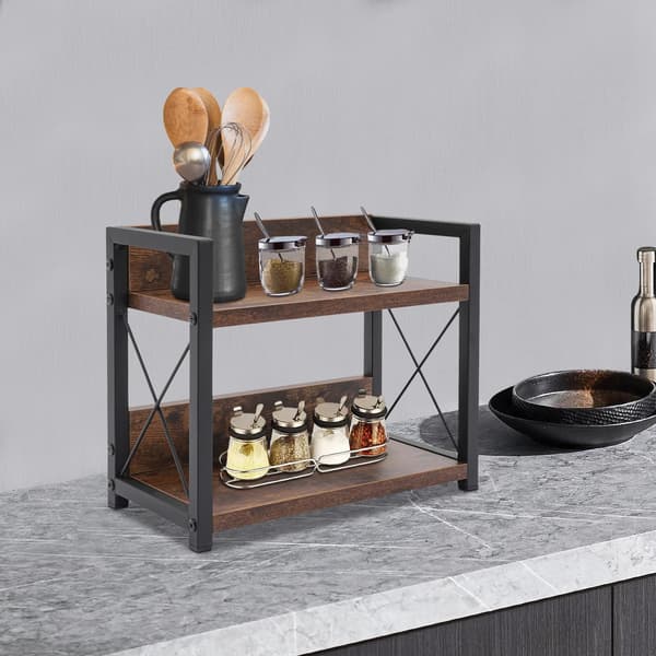 Köksställning, Stark Lastkapacitet, Modern Design,2-nivå