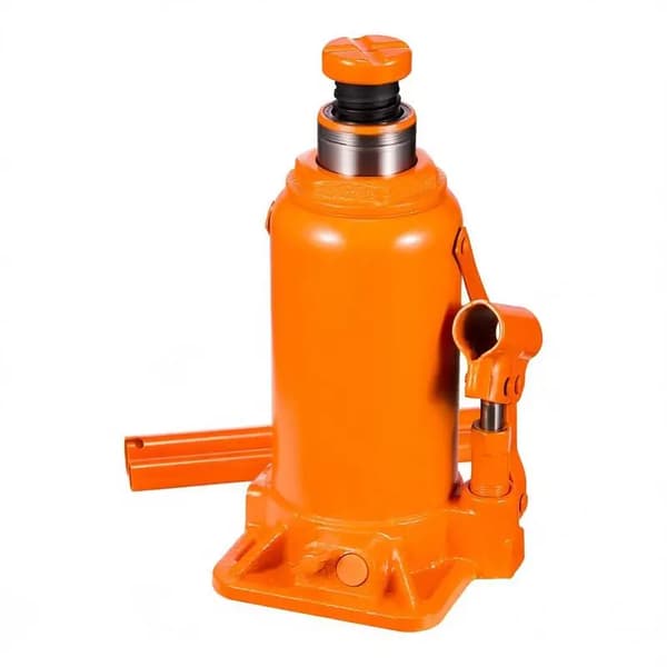 Hydraulisk Flasklyft, 20 Ton Lastkapacitet, Justerbart Lyftområde, orange
