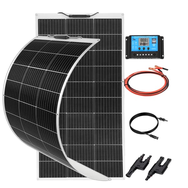 Solpanelssystem, 200W kapacitet, hög effektivitet,12V24V200W Solkit