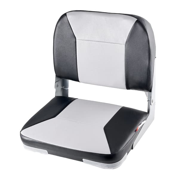 Båtsäte, Vattentät PVC-läder, Fällbar design,Vit