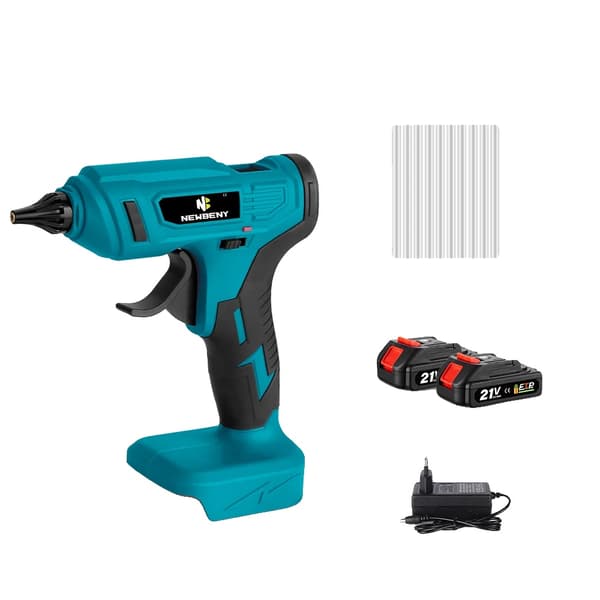 Hett Limpistol, Sladdlös, Inkluderar 10 Limstift,2xBatteri Set