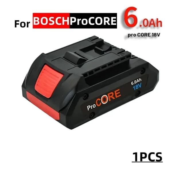 Erstatningsbatteri, Lithium-Ion, 18V Kompatibilitet,6.0AhX1, 18V-e