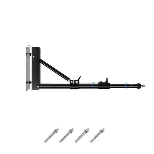 Vægbeslag Boom Arm, Maksimal Længde 135 cm, Rotérbart Design,170cm