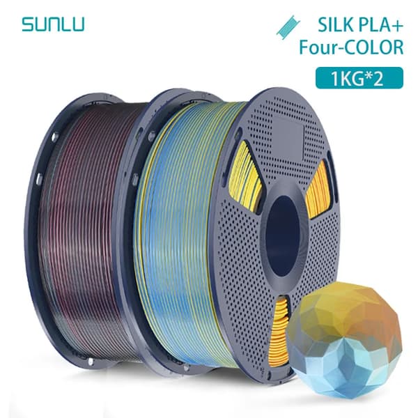3D-printfilament, PLA-materiale, silkeoverfladefinish,RDYLGNBK BLPPORYL