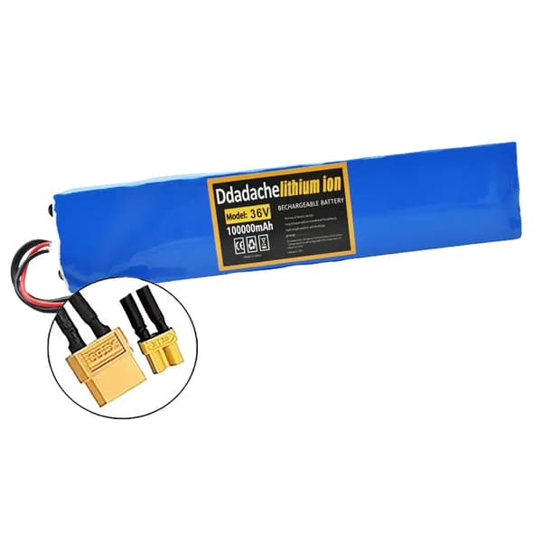 Batteripakke, 36V, 100Ah kapacitet,lanmi  XT60-XT30