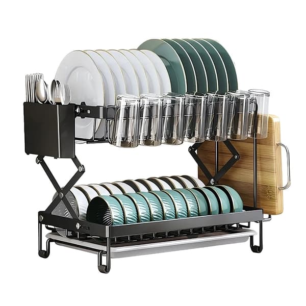 Kryddförvaringsställ, Flerlagersdesign, Multifunktionell Organisatör,2-Tier Typ-B