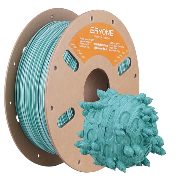 3D-printer filament, mat finish, gradient multicolor,HS-FrostedMint