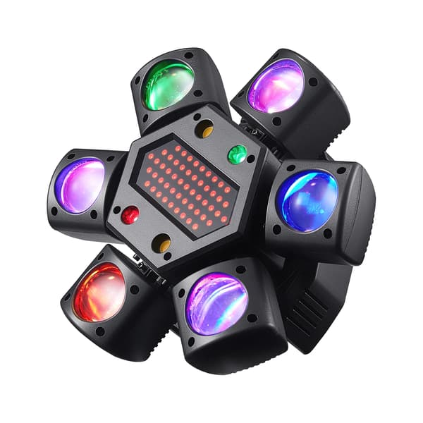 Scene Lys, 80W Effekt, Flere Kontrolmuligheder,EU STIK