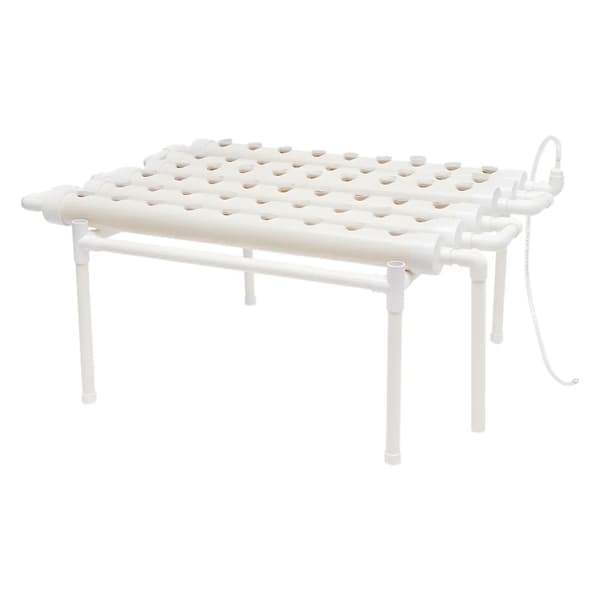 Hydroponiskt växtkit, 54 växtplatser, utrymmeseffektiv design,VIT